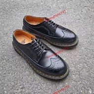 Dr.martens 3989雕花布洛克馬丁博士男女同款