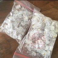 RJ11 CONNECTOR JACK CONNECTOR RJ 11 MODULAR PLUG TELEPHONE 4 PIN AFO7