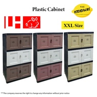 3 Tier Plastic Cabinet Storage/ Almari Kabinet Plastik/ Almari/ Multipurpose Storage Cabinet/ Drawer