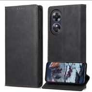 Case OPPO A17 / OPPO A17K Flip Cover Leather Dompet