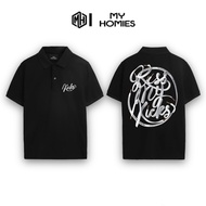 Men's polo shirt BIG SIZE 55-115kg Kiss My Kicks crocodile cotton fabric - My Homies