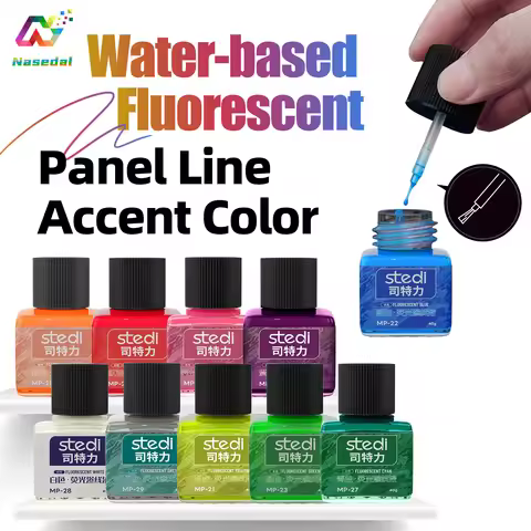 Stedi MP-20~29 40g Water-based Fluorescent Panel Liner Paint for Gundam Model Building Fluorescent I