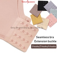 2pcs/set seamless bra extension buckle, four button bra extension buckle, three row four button bra extension adjustment hook buckle SUJI Bra Extension buckle