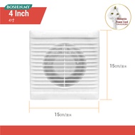 COOL POWER 4/6/8" Window Ventilation Exhaust Fan Bedroom Living Room Toilet Bathroom Kipas Ekzos Bil
