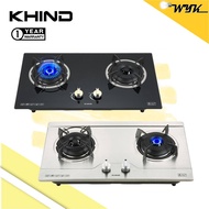 *NEW ARRIVAL* KHIND Stainless Steel Hob Glass Hob HB802S2/HB802G2