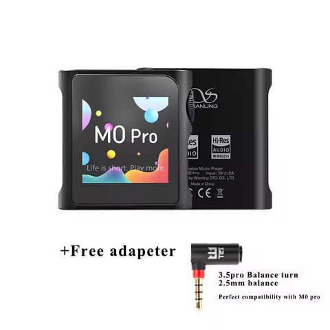 SHANLING M0 Pro Hi-Res Audio HIFI Bluetooth Portable Music MP3 Player DAP USB DAC Dual ES9219C LDAC 