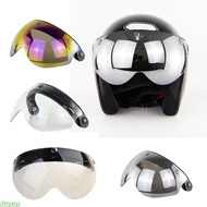 dusur Open Face Helmet Visor  Bubble Visor Lens Bubble Shield 3-Snap