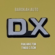 emblem dx untuk mobil toyota corolla dx