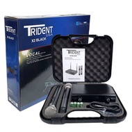 Trident X2 Black UHF Dual Wireless Microphone