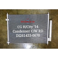 @DENSO COOL GEAR HONDA CITY GM6 T9A YEAR 2014-2019 CONDENSER KONDENSER CARRY WITH RECEIVER DRIER - 2