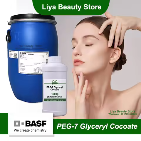 Cosmetics Hydrophilic Moisturizing Fat Raw Material PEG-7 Glycerol Cocoate Fatliquor HE
