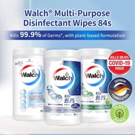 Walch® Multi-Purpose Disinfectant Wet Wipes 84pcs x 12 Rolls