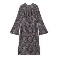 GANNI Women's Shibori Pleat Midi Dress 600075461