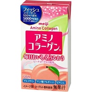 Amino Collagen Drink Peach Yogurt Flavor 125ml x 24 Meiji  (Direct from Japan)