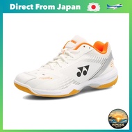 YONEX Power Cushion 65Z Wide Badminton Shoes White/Orange 22.0 cm