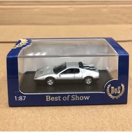 [Orphan] BOS 1: 86 Ferrari 512 BB Silver Ferrari 512BB Sports Car HO Resin Hand-Made Car Model Ornam