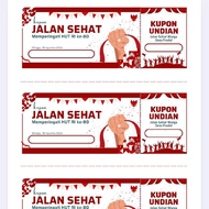 Print Draw Coupons Gift Coupons Ticket/s Coupon/s