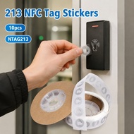 10Pcs 213 NFC Tag Stickers 213 NFC Chip Induction Sticker High-frequency 213 NFC Tag Stickers