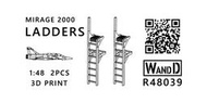 1/48~WANDD樹脂套件~國軍Mirage幻象2000戰鬥機的登機梯(2組)