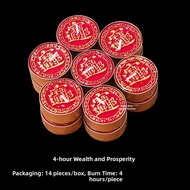 Colorful Smokeless Festive Candles 4 Hours