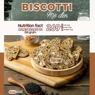 BISCOTTI Biscuits Diet / Lose healthy weight - Black Sesame flavor (300 grams)