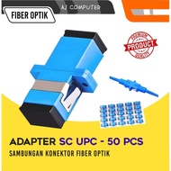 SC Adapter SC UPC Fiber Optic Connector Adapter/ biru