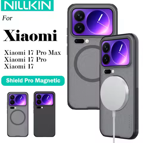 Nillkin For Xiaomi 17 Pro Max Mi 17 Pro Mi 17 Magnetic Frosted Shield Pro Phone Case Anti Fingerprin