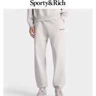 [Autumn and winter new products] Sporty & Rich men's and women's same new casual loose printed sweat