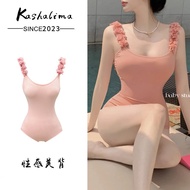 LUNA set đồ nữ đẹp Đồ bơi nữ mùa hè 2024 mới cao cấp cảm giác ngực nhỏ tụ lại lộ lưng lưới đỏ ins ng