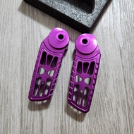 พักเท้าหลัง สีม่วง GIORNO งานCNC ช่างZERN81