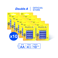 [10 แพ็ก] Double A ถ่าน อัลคาไลน์ ขนาด1.5V AA แพ็ค 4 ก้อน