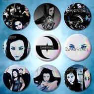 E-Evanescence Fallen A-Amy Lee Badges Button Round Creative Pin Brooch Badge Bag Decor Accessories F