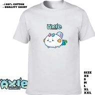 AXIE INFINITY AXIE PET WHITE SHIRT TRENDING Design Excellent Quality T-SHIRT (AX1)