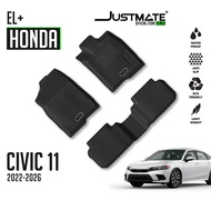 JUSTMATE HONDA พรมปูพื้นรถยนต์ CIVIC FE 2022 - 2026