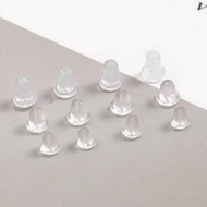 Transparent Transparent Plastic Rubber Silicone Ear Plug Earring Accessories DIY Earring Ear Buckle 