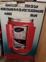 [現貨全新]可口可樂懷舊版CD 收音機 帶機 大號(全套 全新)