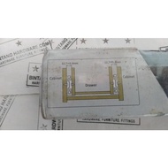 Push To Open Knockers BBPT 450mm Ball Bearing Drawer Rail Pair 45CM