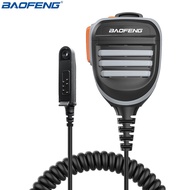 BAOFENG ไมโครโฟนติดลำโพงกันน้ำ, ไมโครโฟนติดไหล่สำหรับวิทยุสื่อสาร UV XR UV 9R โปรพลัสจีที3WP กันน้ำ