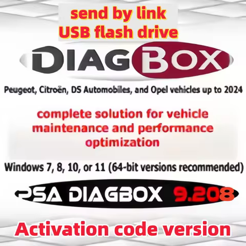2025 Diagbox V9.208 with crack diagnostic software work with PP2000 programming tool le-xia3 Diagnos
