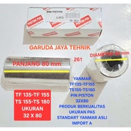 Pin piston pen piston pin seker pen seker seher yanmar TF135 TF155 TS155 TS180 32 x 80 quality produ