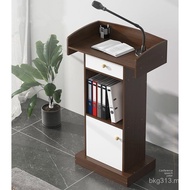 Wooden Lectern Church Table Reception Desk Office Training Lectern Teacher Teaching Speech Desk Scho