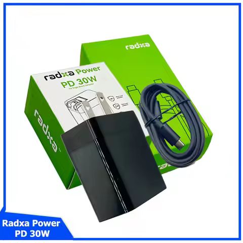 RADXA official PD 30W power supply adapter for ROCK Pi 5B ROCK Pi 4 ROCK Pi 3