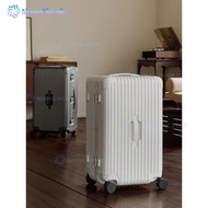 Luggage Large Luggage Thick Aluminum Frame Luggage Compartment Pull Rod Password Cabin Luggage Leath