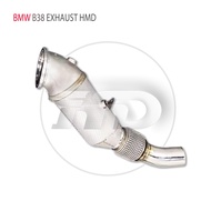 HMD Stainless Steel Exhaust System High Flow Performance Downpipe for BMW X2 20i F39 B38 1.5T Car Ac
