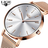 [Aishang watch industry]2022ใหม่ Rose G Old สีขาวผู้หญิงดูนาฬิกาควอทซ์สบายๆสุภาพสตรี LIGE แบรนด์ชั้นนำหญิงนาฬิกาข้อมือสาวนาฬิกา Relógio Feminin