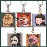 Black Myth Wukong Zhu Bajie Erlang Shen YangJian cartoon acylic key holder keychain bag pendant