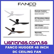 FANCO Hugger 48 Inch DC Ceiling Fan
