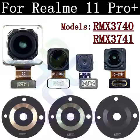 Back Camera Lens Glass For Realme 11 Pro+ 11Pro+ Plus Front Small View Facing Main Rear Camera Modul
