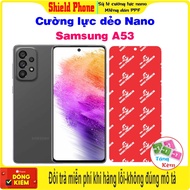 Toughened flexible screen protector for Samsung A53 phone