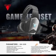 EXTRA BASS JEDEL GH-220 Gaming Headset Earphone Wired Gamer Headphone